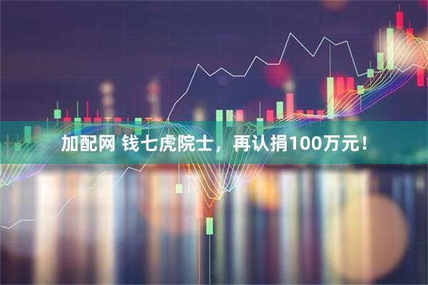 加配网 钱七虎院士，再认捐100万元！